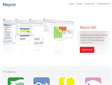 Tablet Screenshot of meycor-soft.com